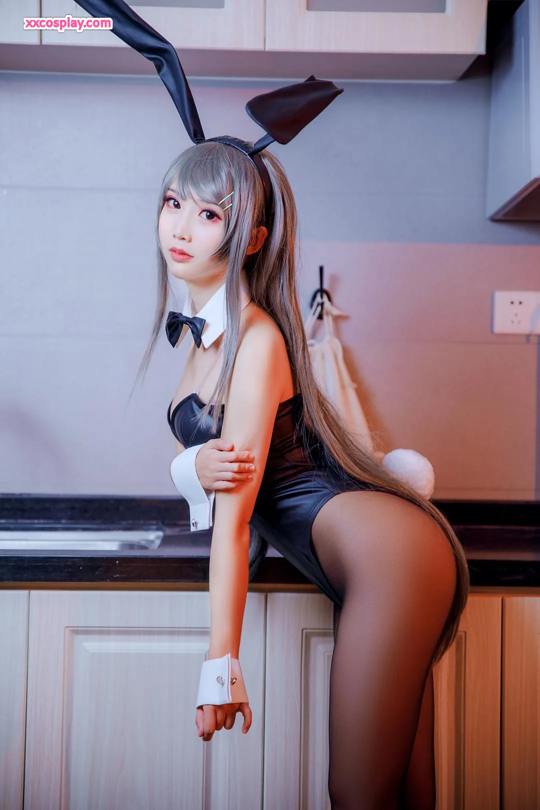 Mian Bing Xian'er: Mai Sakurajima Bunny Girl Cosplay